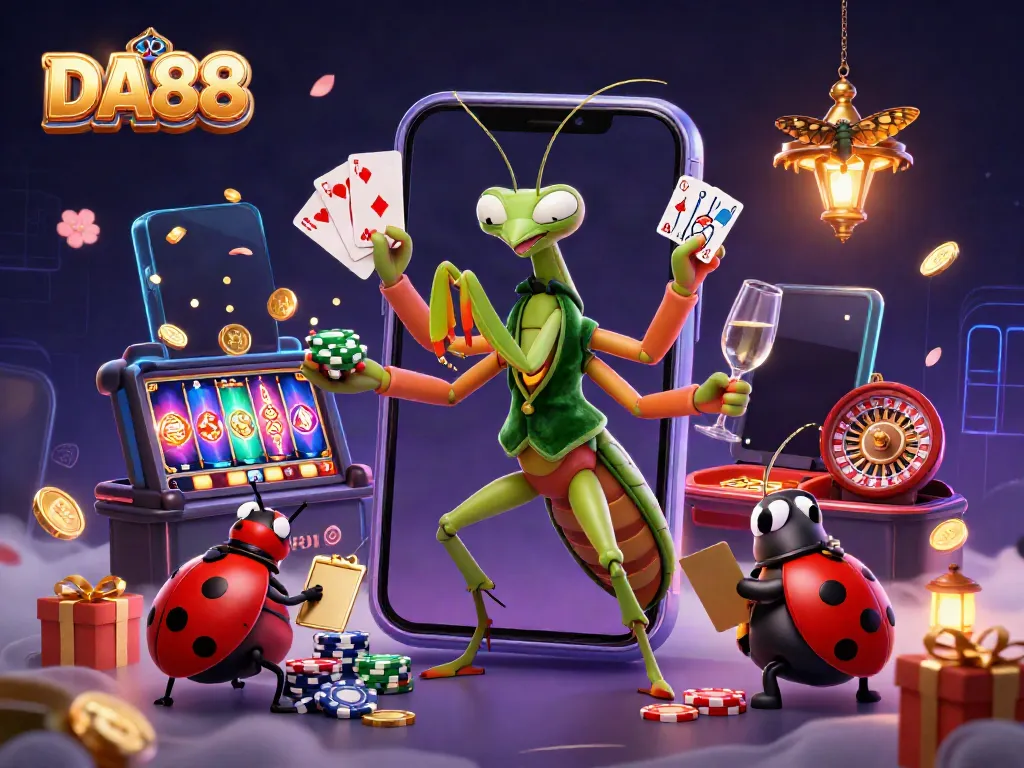 Engage in thrilling gameplay at DA88, where colorful slot games and casino excitement come alive.