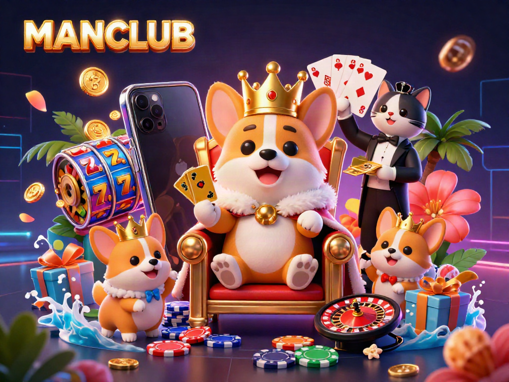 Experience thrilling jackpot action with MANCLUB's engaging slot reels and captivating gaming elements.
